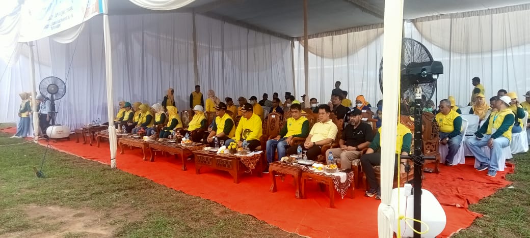 Peringatan Hari Kesehatan Nasional ke 58 Kabupaten Lampung Tengah berlangsung di Lapangan Dono Arum Kecamatan Seputih Agung (Kamis, 17 November 2022)