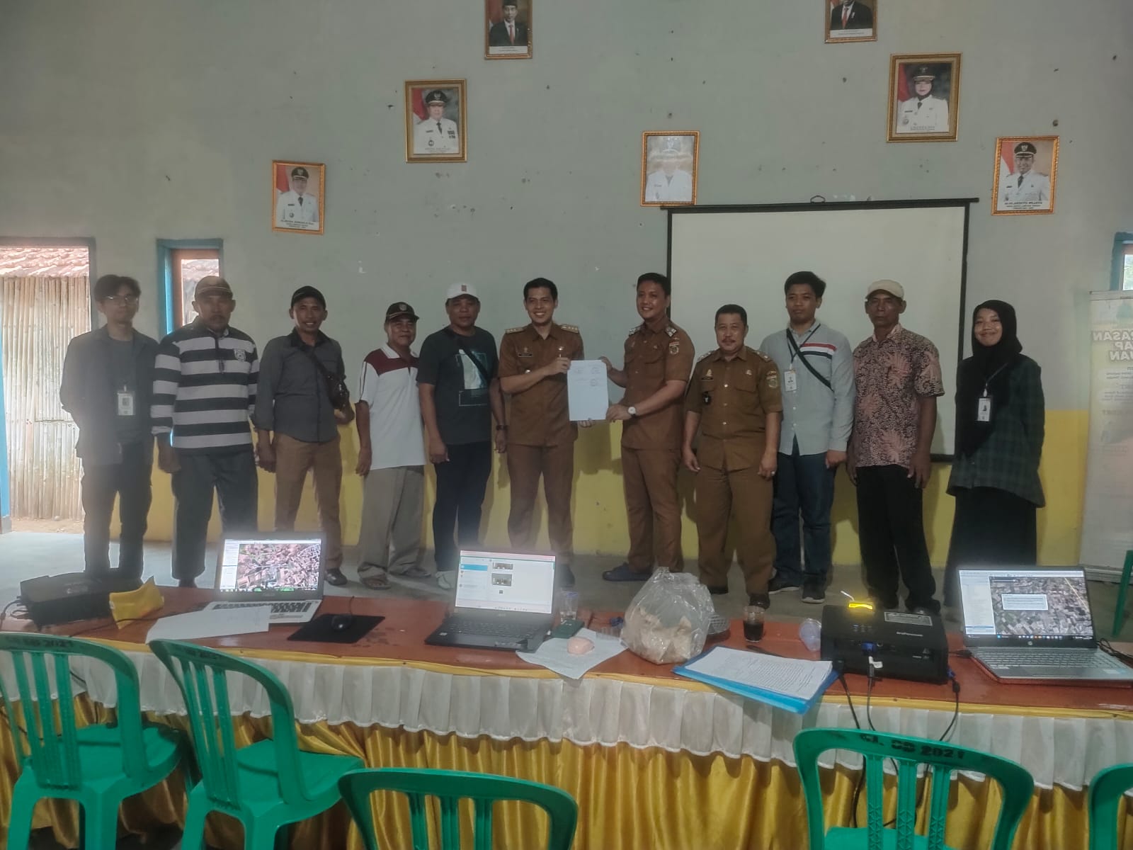 Rapat di Balai Kampung Muji Rahayu ( Selasa, 01 Agustus 2023)