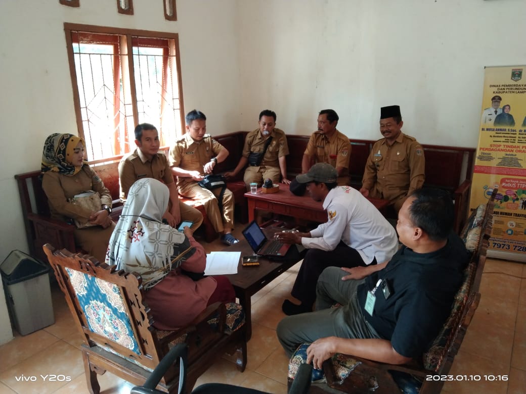 Pendampingan Kampung Se-Kecamatan Seputih Agung perihal Pendaftaran BUMK, SDGS dan Survey Kegiatan Fisik Tahun Anggaran 2023 di Kampung Gayau Sakti (Selasa, 03 Januari 2023)