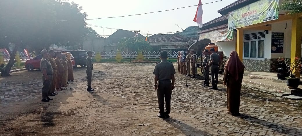 Apel Mingguan (Senin, 29 Agustus 2022) di Halaman Kantor Kecamatan Seputih Agung