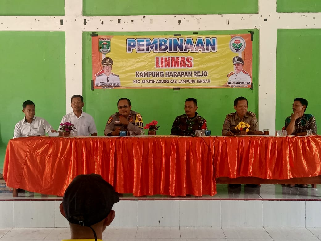 Pembinaan Linmas Kampung Harapan Rejo (Kamis, 02 November 2023)