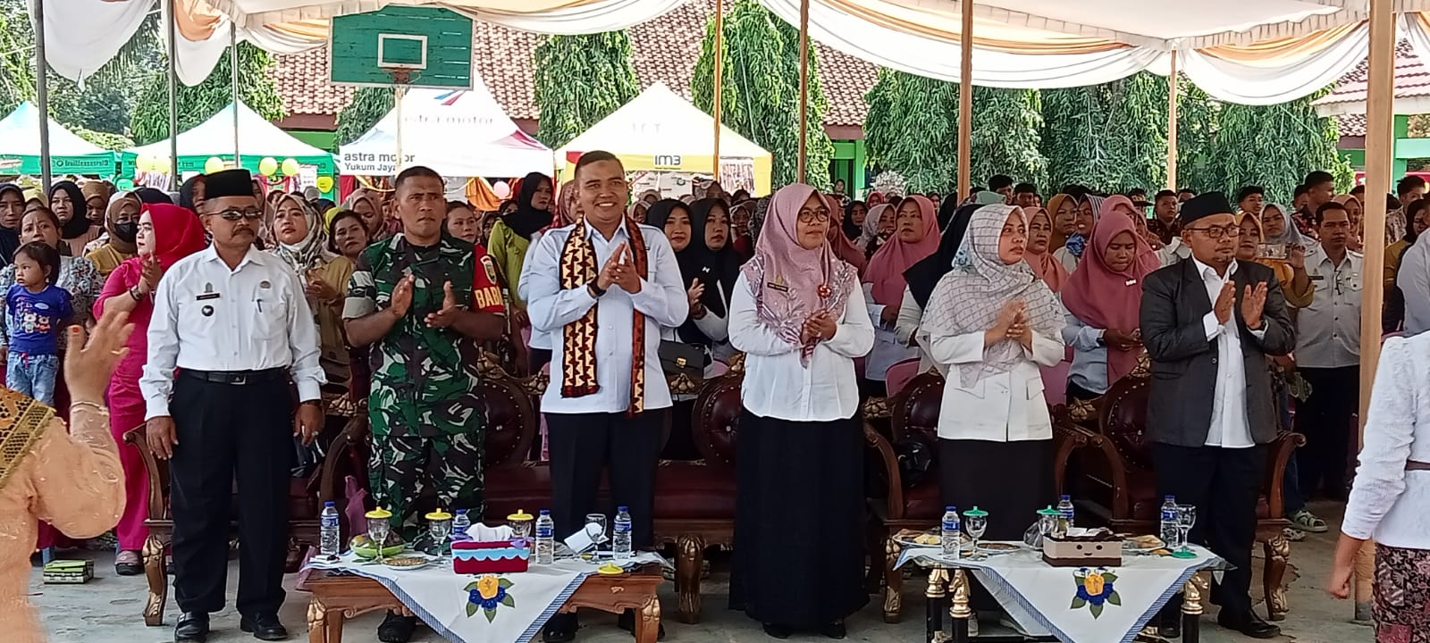 Acara gelar karya proyek penguatan profil pelajar Pancasila SMP  N kec.seputih agung (Rabu, 24 Mei 2023)