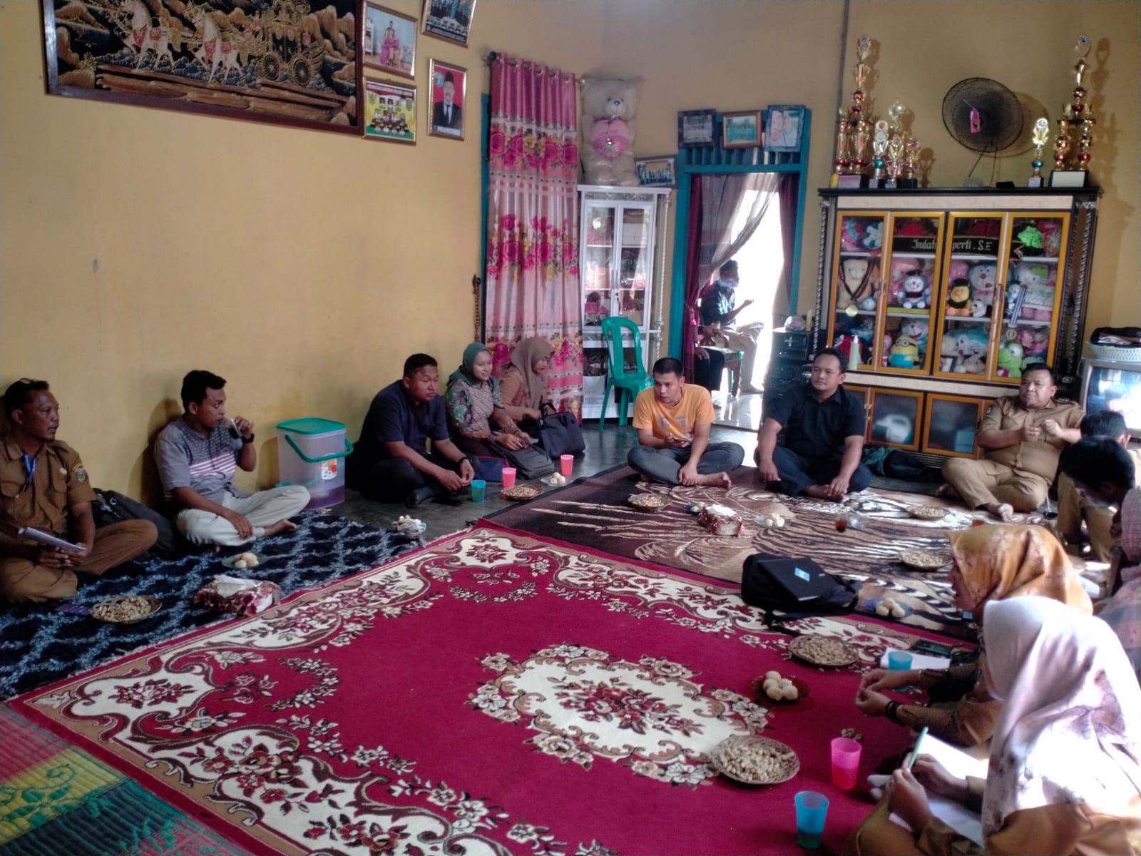 Rapat dengan Kepala Kampung dan Sekretaris Kampung Se-Kecamatan Seputih Agung di Kampung SImpang Agung (Senin, 16 Januari 2023)