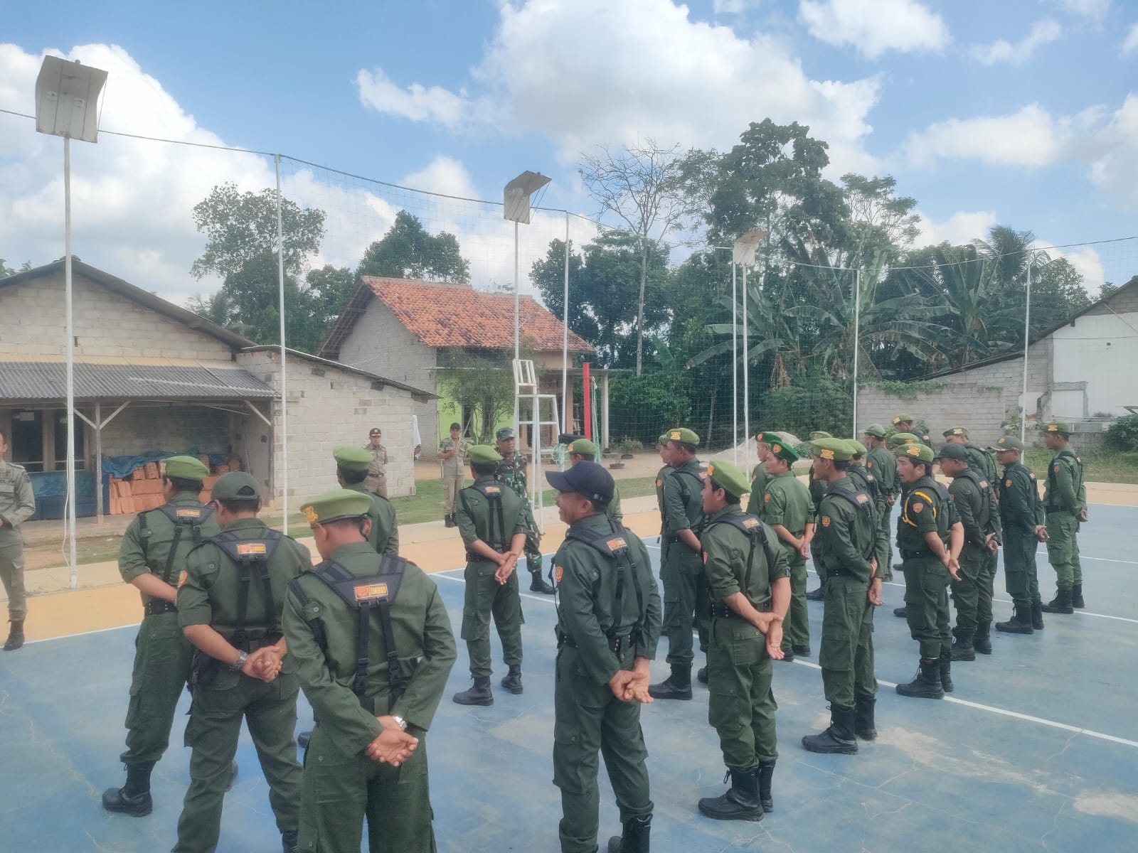 Pelatihan Peningkatan Kapasitas Linmas di Kampung Sulusuban (Selasa, 01 Agustus 2023)