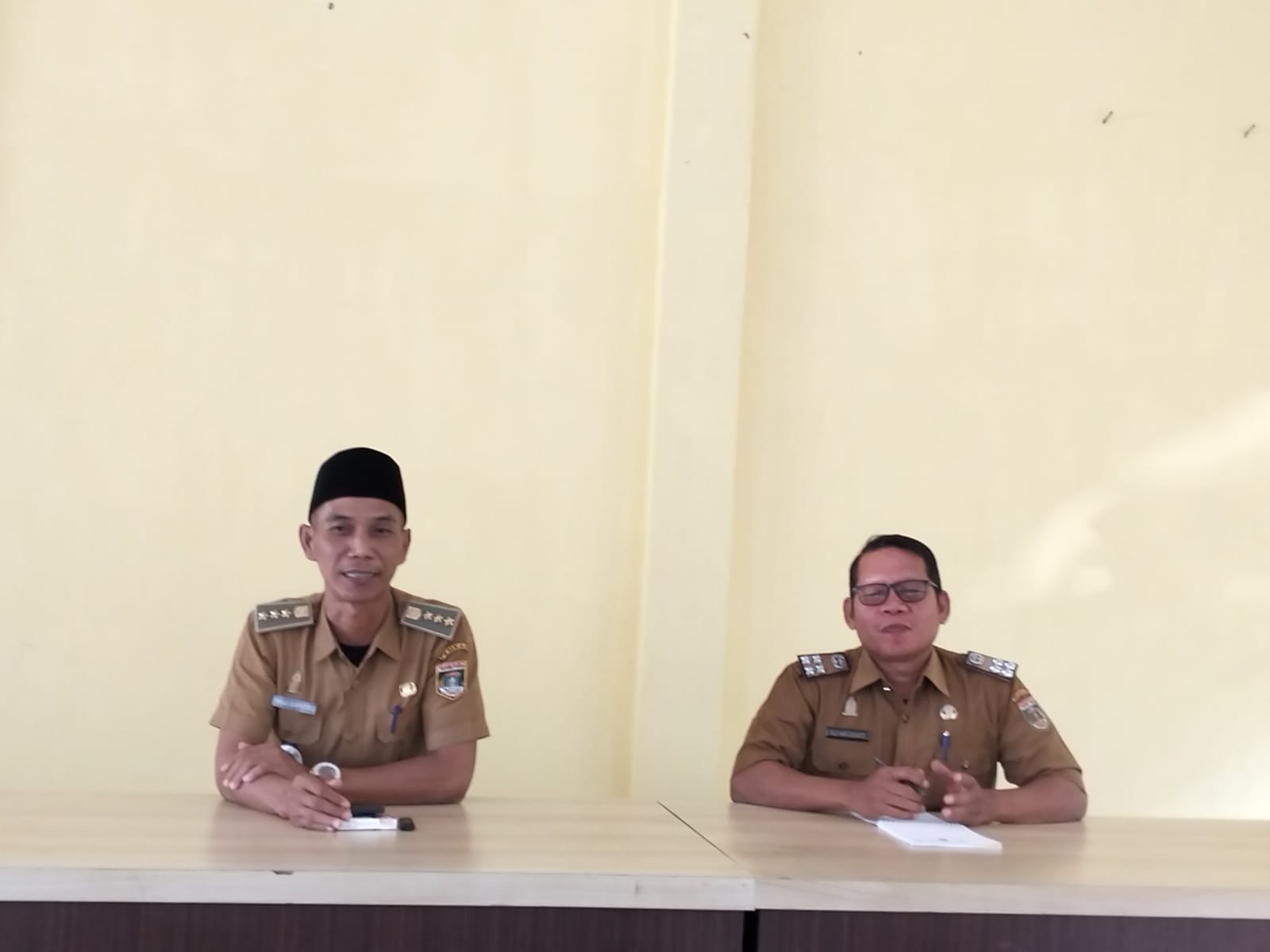 Rapat Staf di Aula Kecamatan Seputih Agung (Senin, 29 Juli 2024)