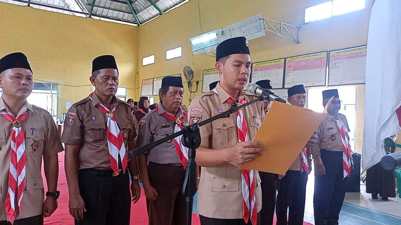 Musyawarah Ranting Ke-VIII Masa Bhakti 2022-2025 Gerakan Pramuka Kwartir Ranting Seputih Agung di Balai Kampung Bumi Kencana (Selasa, 13 September 2022)