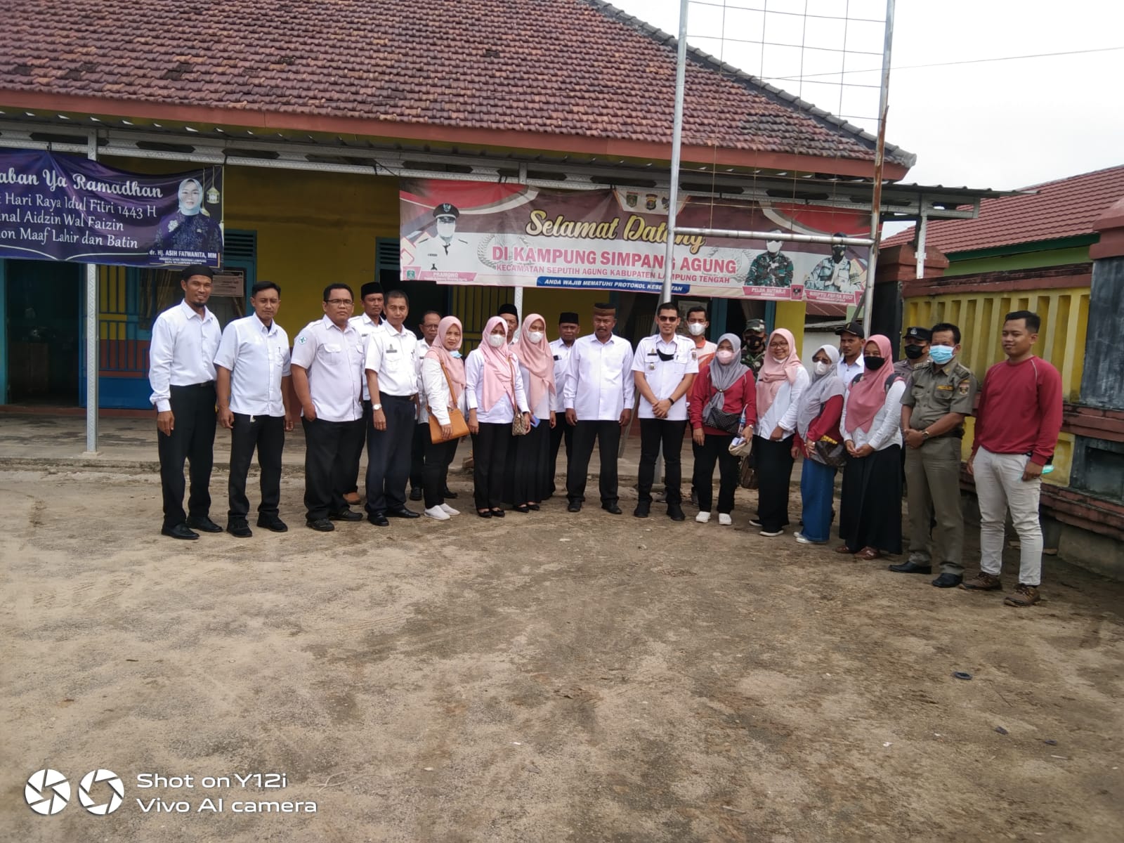 Verifikasi SANITASI TOTAL BERBASIS MASYARAKAT..dari Dinkes Provinsi Lampung di Kampung SImpang Agung