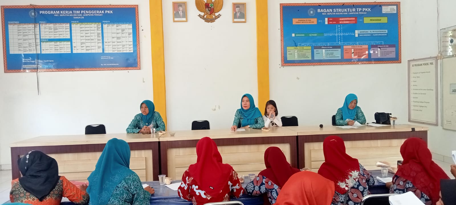 Seleksi lomba kader PKK Se- Kecamatan Seputih Agung di Auala Kecamatan Seputih Agung (Jum'at, 16 September 2022)