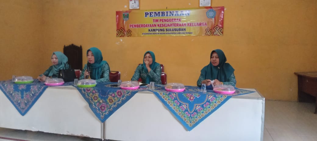 Pembinaan PKK di Kampung Sulusuban (Kamis, 15 Desember 2022)