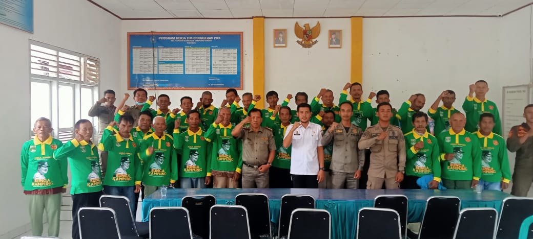 Penbinaan Linmas dan Pembagian Kaos 10 Kampung Se-Kecamatan Seputih Agung (Selasa, Rabu, Kamis/ 27, 28, 29 Desember 2022) di Aula Kecmaatan Seputih Agung