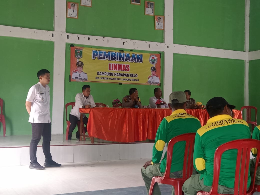 Pembinaan Linmas Kampung Harapan Rejo (Kamis, 02 November 2023)