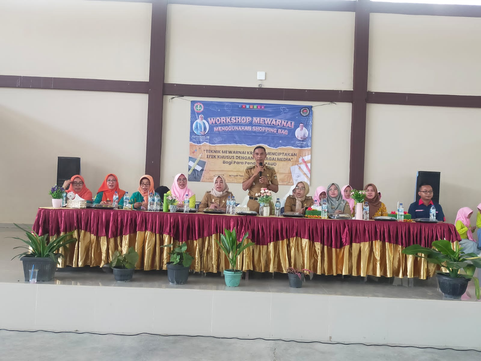 Menghadiri Undangan Workshop Mewrnai PAUD di SMAN  Seputih Agung (selasa, 30 Juli 2024)