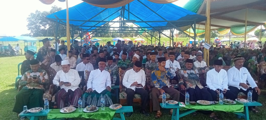 Mengahdiri Undangan Pengajian dalam Rangka Maulid Nabi Muhammad SAW di Lapangan Sepak Bola Kampung Simpang Agung ( Minggu, 30 Oktober 2022)