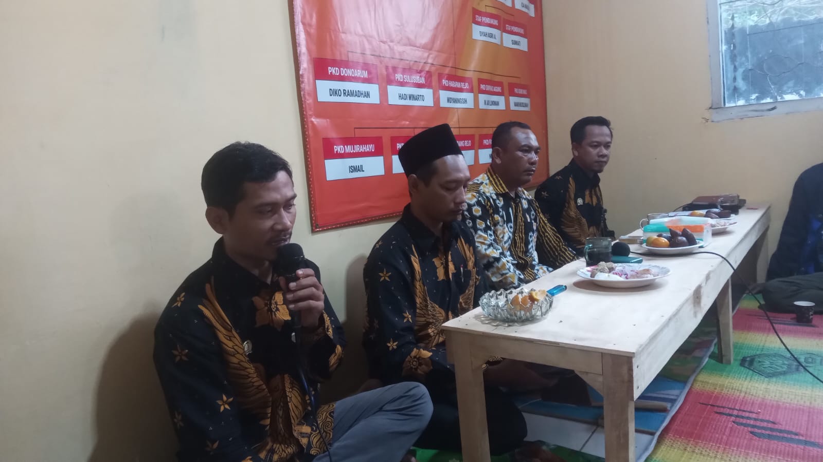 Menghadiri Sosialisasi Tahapan Pemilu di Panwas Kec. Seputih Agung (Jumat, 03 November 2023)