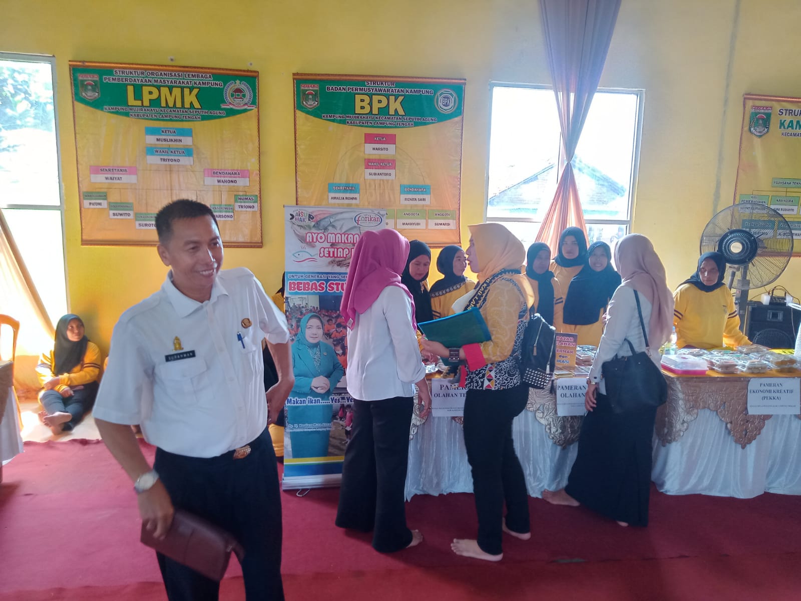 Penilaian Lomba Peningkatan Peran Perempuan Menuju Keluarga Sehat Sejahtera (P3KSS) dan Gerakan Sayang Ibu (GSI) di Balai Kampung Muji Rahayu (Rabu, 09 November 2022)