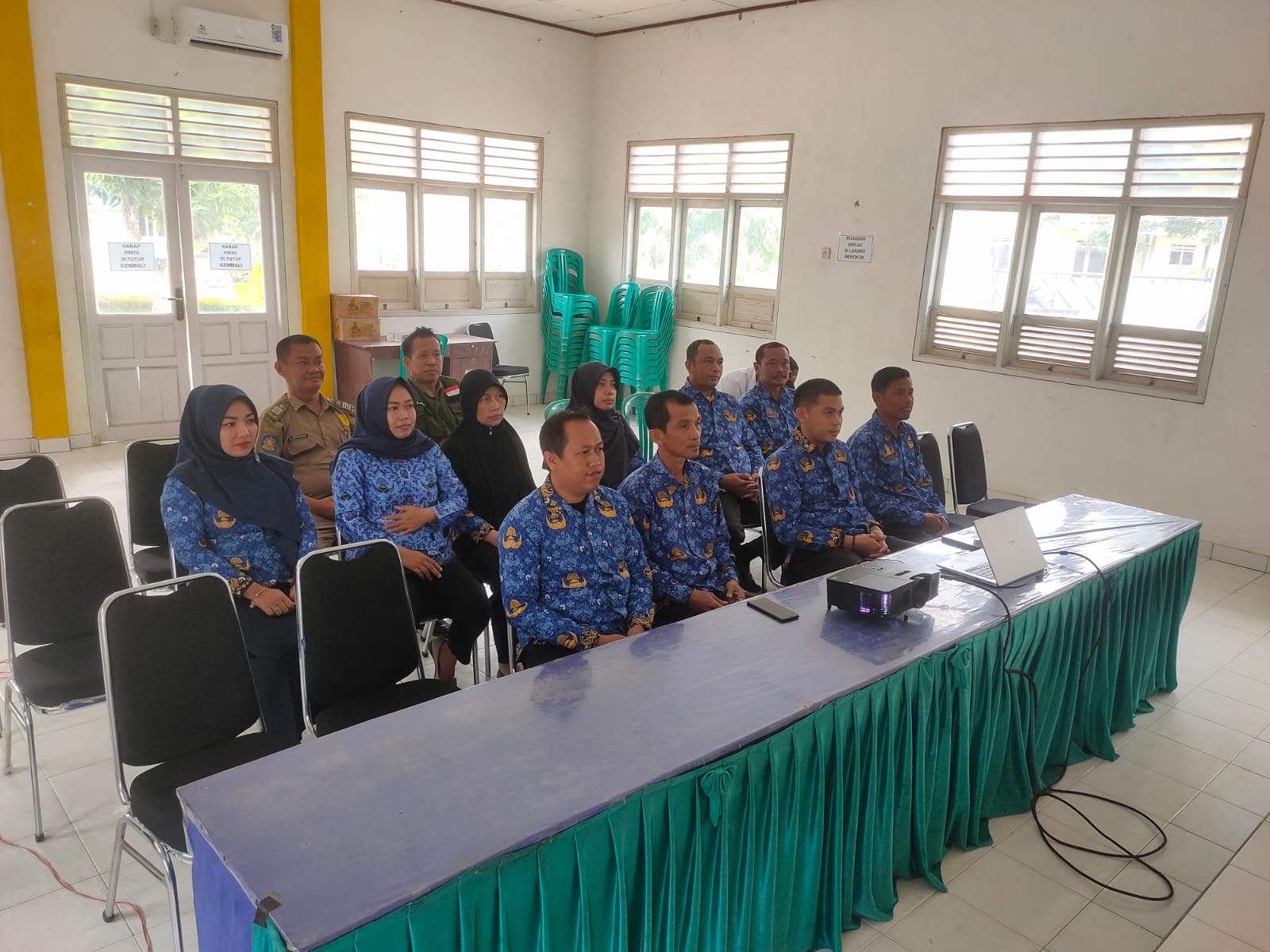 -	Daring acara puncak HUT ke-52 KORPRI Tahaun 2023 Kabupaten Lampung Tengah di Aula Kecamatan Seputih Agung (Rabu, 29 November 2023)