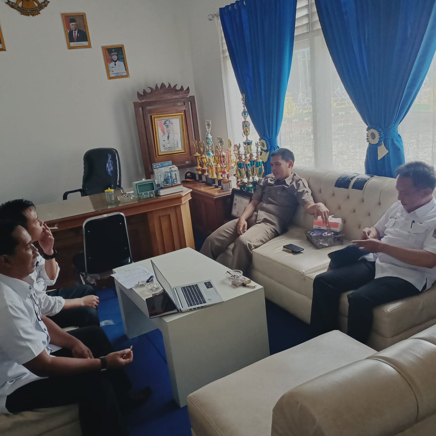 rapat Evaluasi dan Pelaksanaan Kegiatan dalam Rangka HUT RI ke-77 di Aula Kecamatan Seputih Agung