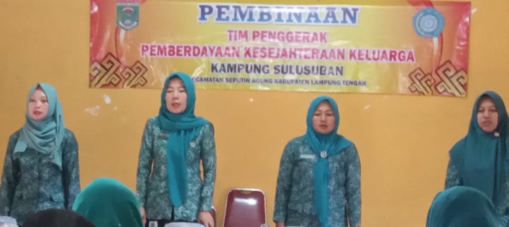 Pembinaan PKK di Kampung Sulusuban (Kamis, 15 Desember 2022)