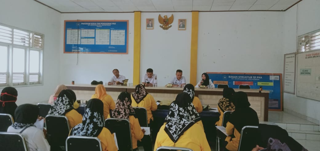 Rapat GOPTKI di Aula Kecamatan Seputih Agung (Rabu, 16 November 2022)