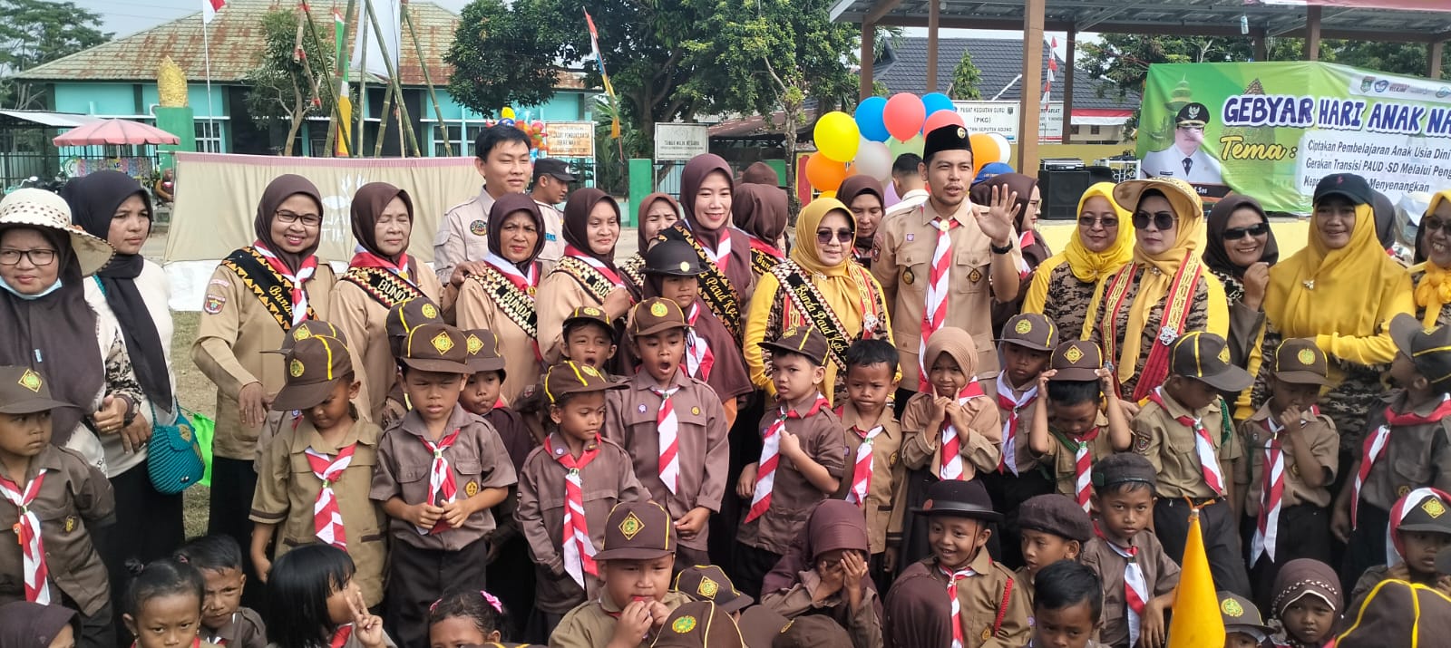 Gerakan Hari Anak Nasional di Lapangan Dono Arum (Sabtu, 13 Agustus 2023)