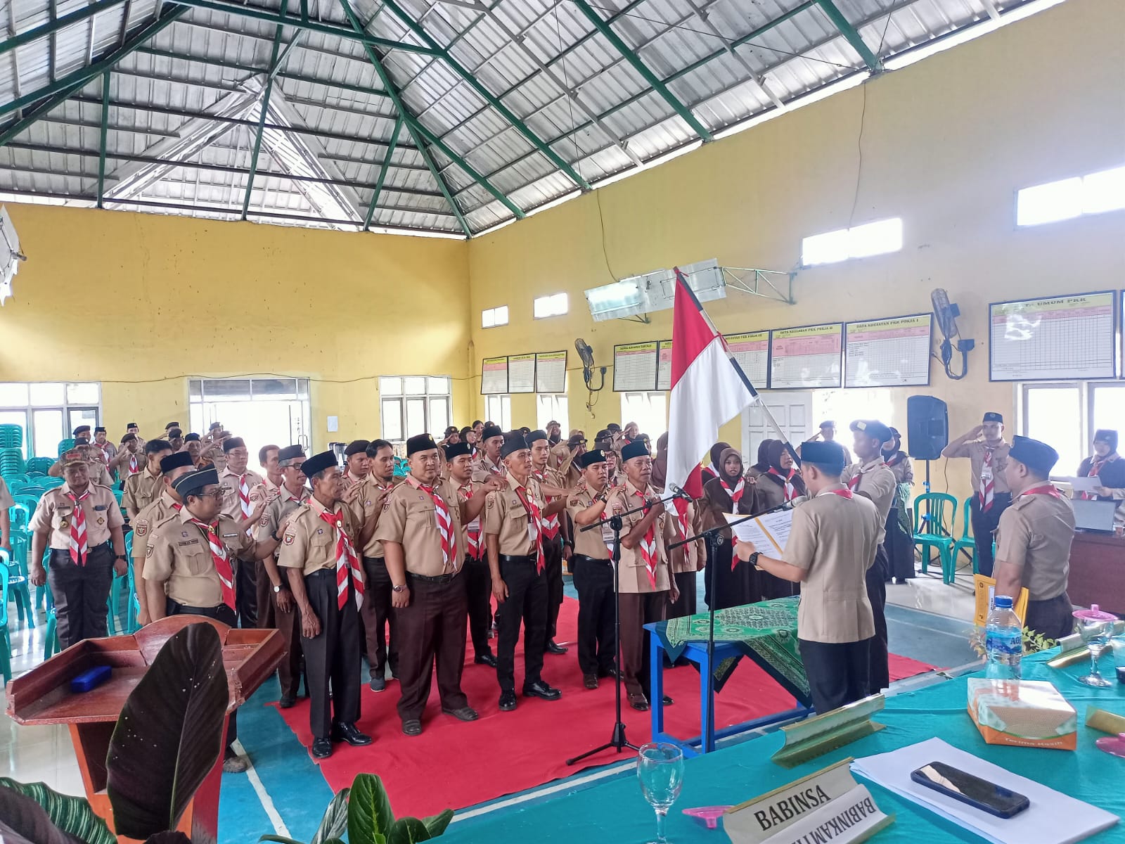 Musyawarah Ranting Ke-VIII Masa Bhakti 2022-2025 Gerakan Pramuka Kwartir Ranting Seputih Agung di Balai Kampung Bumi Kencana (Selasa, 13 September 2022)