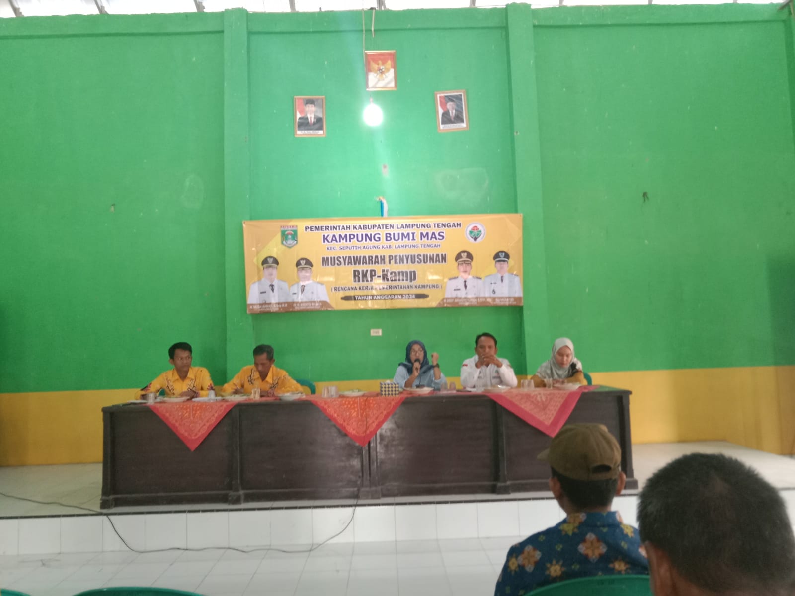 Rembuk Stunting Tahun Anggaran 2024 di Balai Kampung Bumi Mas (JUm'at, 11 Agustus 2023)