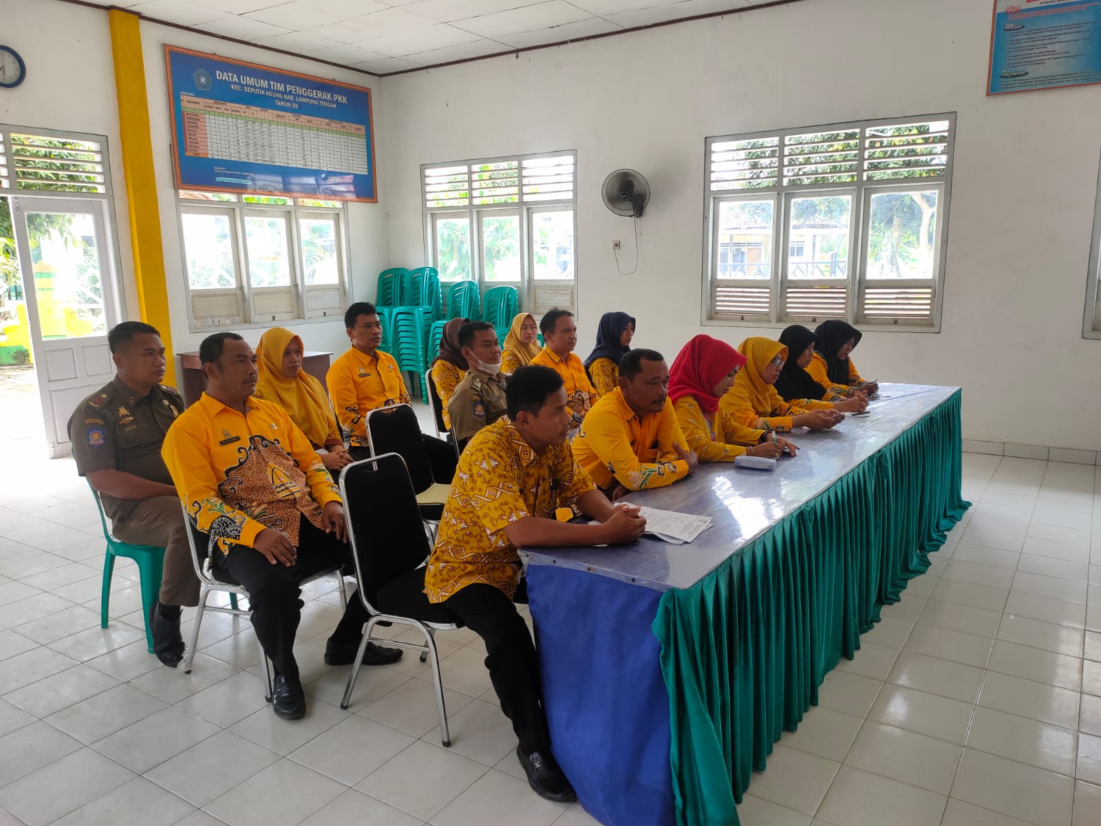 Monitorin dan evaluasi Inspektorat tim irban III Lampung Tengah di Aula Kecamatan Seputih Agung (Jum'at, 20 Januari 2023)