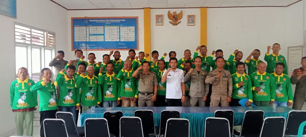 Penbinaan Linmas dan Pembagian Kaos 10 Kampung Se-Kecamatan Seputih Agung (Selasa, Rabu, Kamis/ 27, 28, 29 Desember 2022) di Aula Kecmaatan Seputih Agung