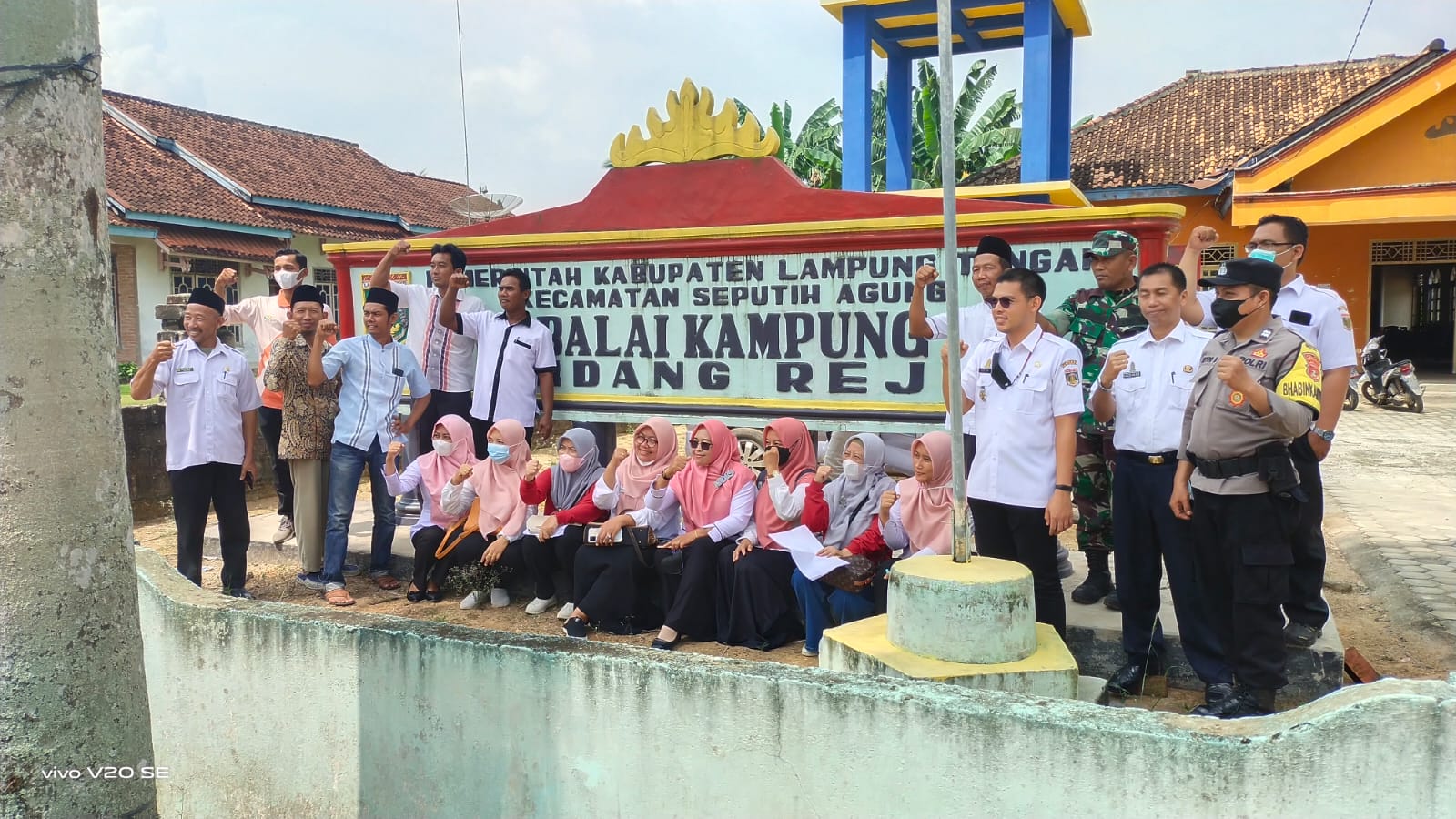 Verifikasi SANITASI TOTAL BERBASIS MASYARAKAT..dari Dinkes Provinsi Lampung di Kampung Endang Rejo