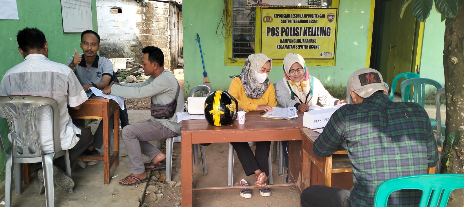 Bunga Kampung Mekar di Dusun (BKMD) di Kampung Muji Rahayu (Kamis, 10 Agustus 2023)