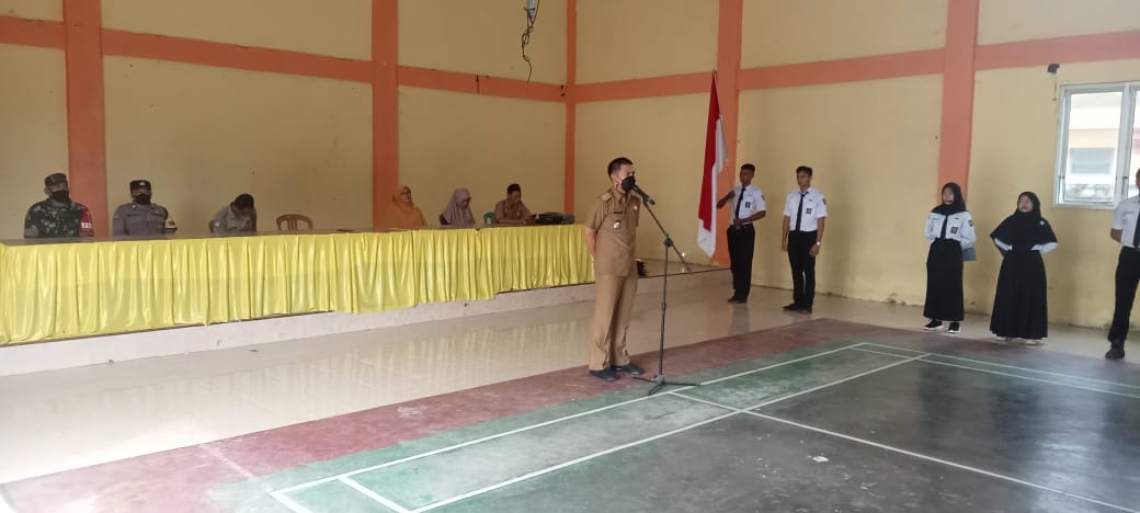 Seleksi Pasukan Pengibar Bendera (PASKIBRA) dalam rangka untuk persiapan HUT RI ke-77 di Balai Kampung Dono Arum