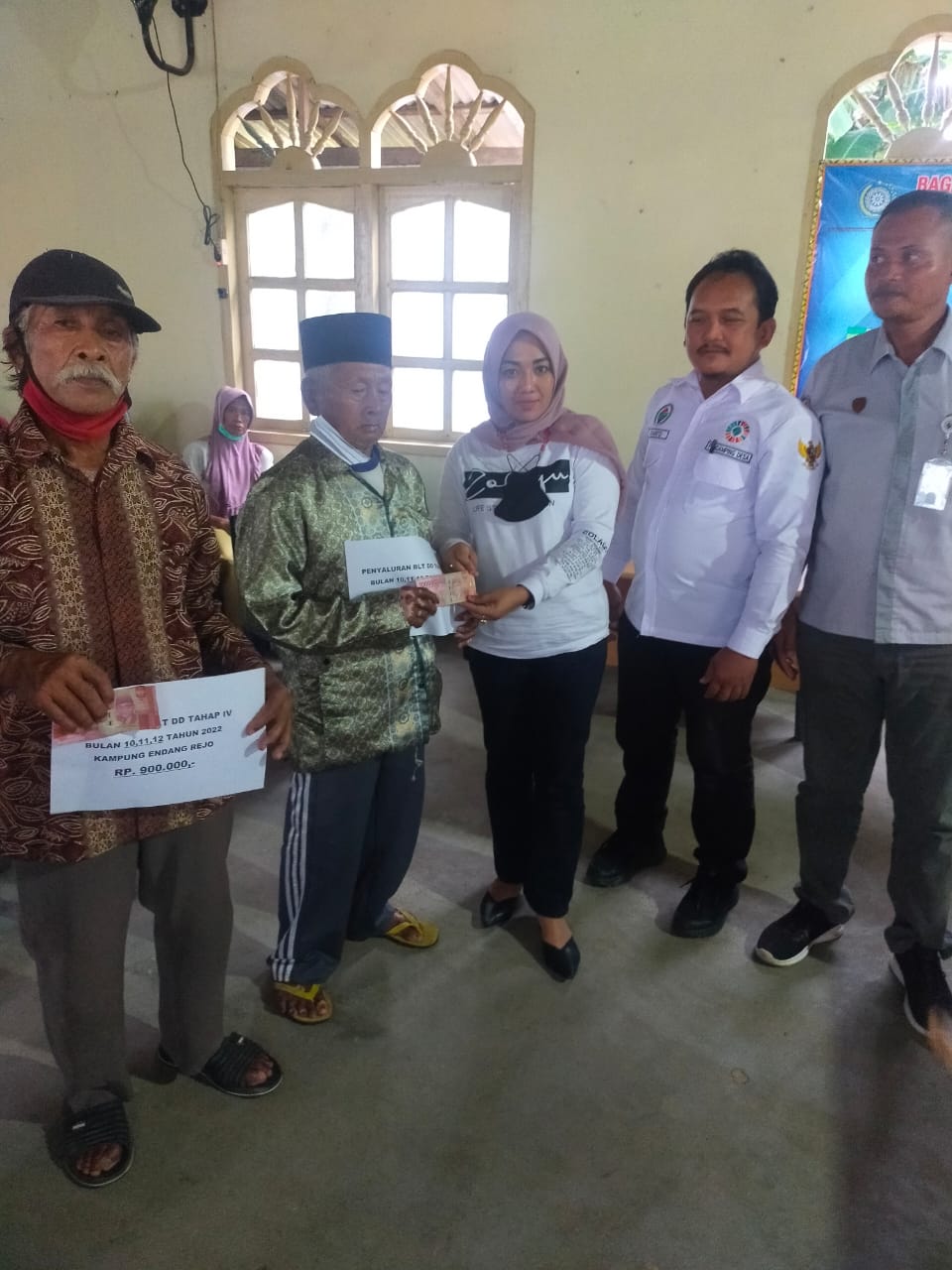 Penyaluran Bantuan Langsung Tunai Dana Kampung (BLT-DK) Tahun 2022 Kampung Endang Rejo, Harapan Rejo, Dono Arum dan Gayau Sakti (Kamis, 08 Desember 2022)