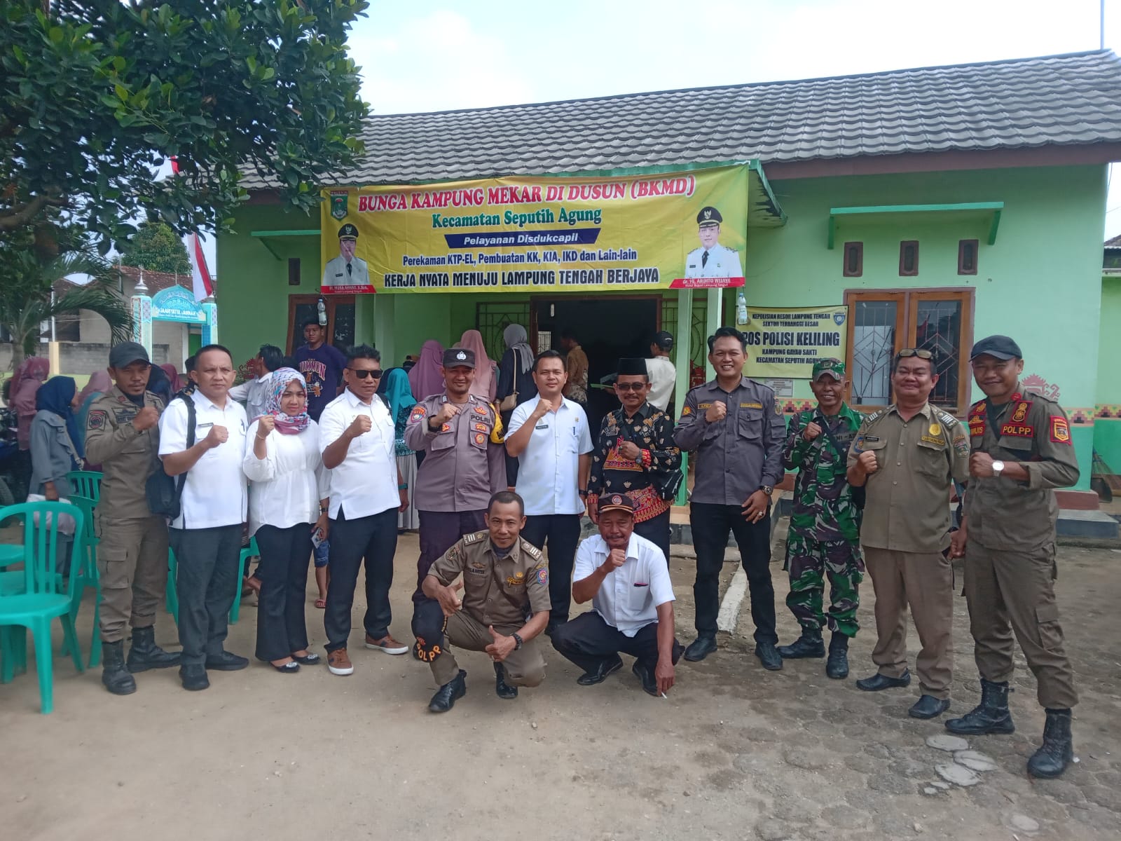 Bunga Kampung Mekar di Dusun (BKMD) di Kampung Gayau Sakti (Kamis, 22Juni 2023)