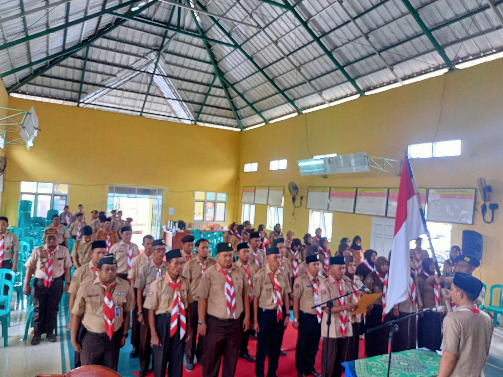 Musyawarah Ranting Ke-VIII Masa Bhakti 2022-2025 Gerakan Pramuka Kwartir Ranting Seputih Agung di Balai Kampung Bumi Kencana (Selasa, 13 September 2022)