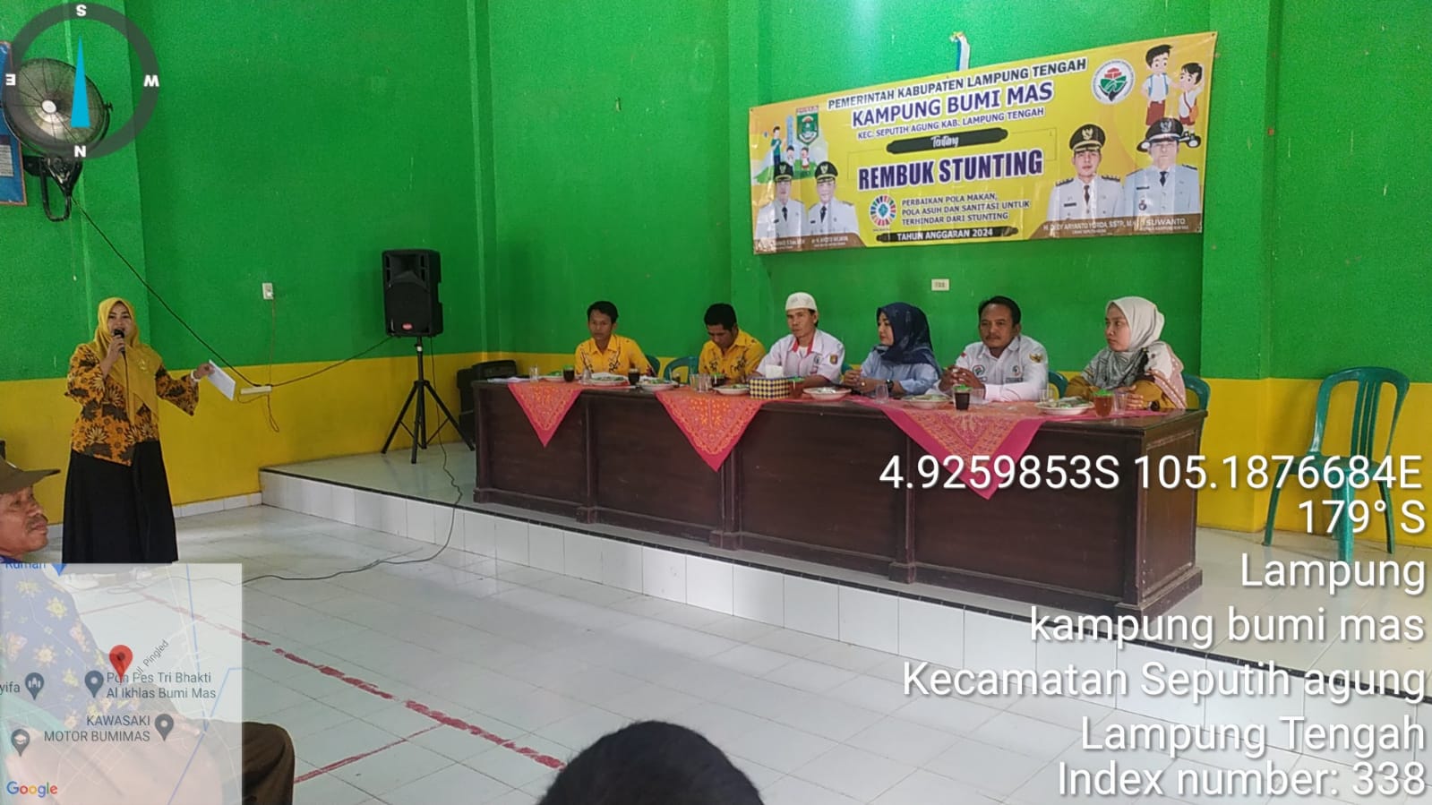 Rembuk Stunting Tahun Anggaran 2024 di Balai Kampung Bumi Mas (JUm'at, 11 Agustus 2023)