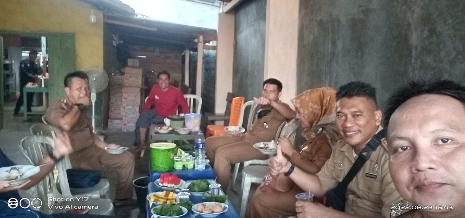 silaturahmi dan pemantauan Calon Kepala Kampung Bumi Mas dan Sulusuban