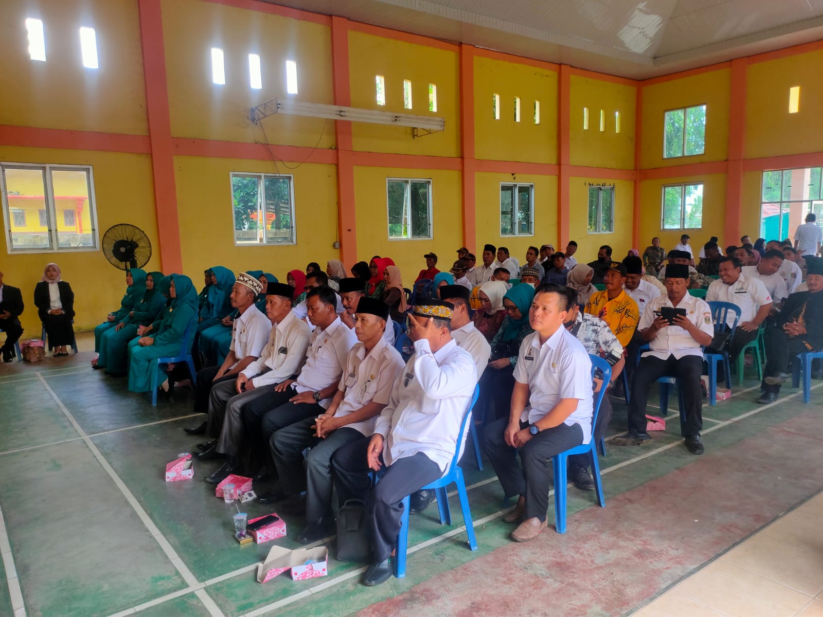 Serah Terima (SERTIJAB) Kepala Kampung serta Pelantikan Ketua TP. PKK, Bunda Paud dan Bunda Literasi Kampung Sulusuban dan Bumi Mas di Balai Kampung Dono Arum (Rabu, 05 Oktober 2022)