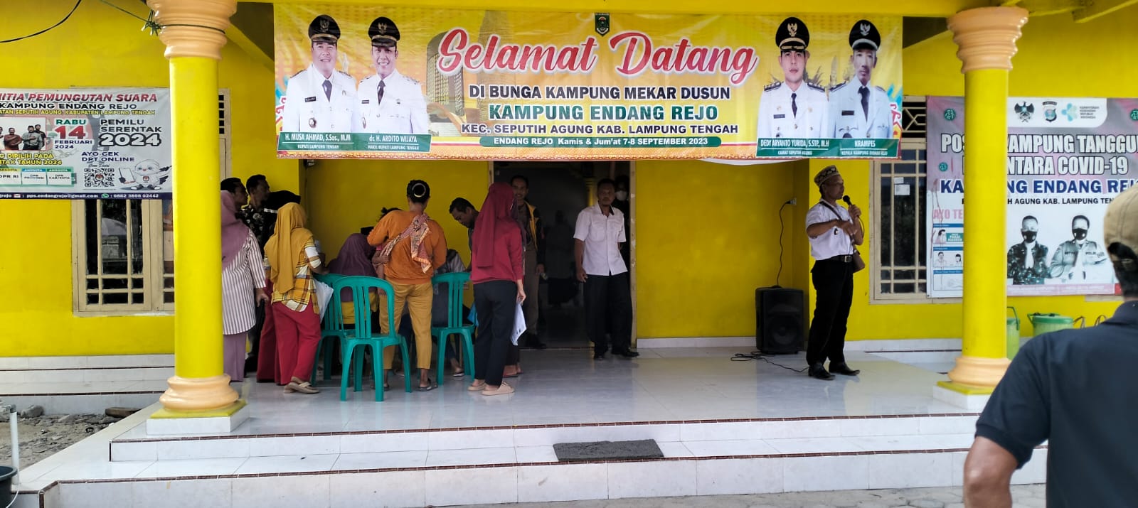 Bunga Kampung Mekar di Dusun (BKMD) di Kampung Endang Rejo (Kamis, 07 September 2023)