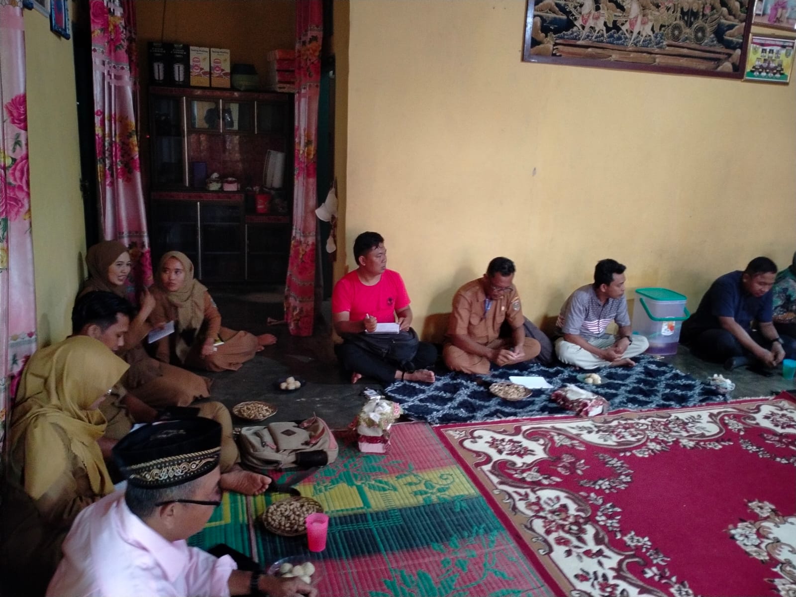 Rapat dengan Kepala Kampung dan Sekretaris Kampung Se-Kecamatan Seputih Agung di Kampung SImpang Agung (Senin, 16 Januari 2023)