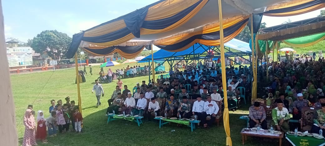 Mengahdiri Undangan Pengajian dalam Rangka Maulid Nabi Muhammad SAW di Lapangan Sepak Bola Kampung Simpang Agung ( Minggu, 30 Oktober 2022)