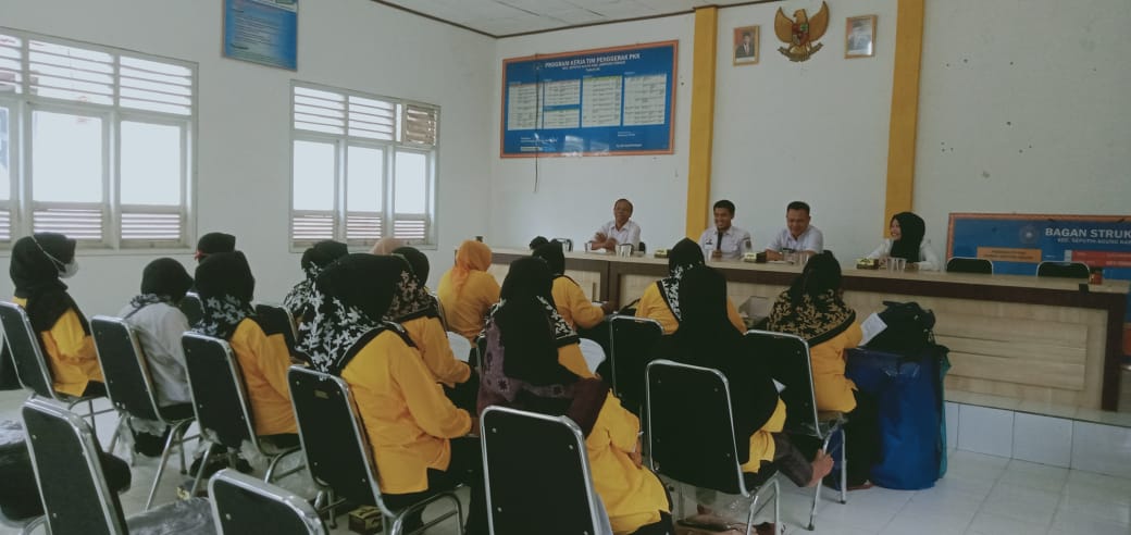 Rapat GOPTKI di Aula Kecamatan Seputih Agung (Rabu, 16 November 2022)