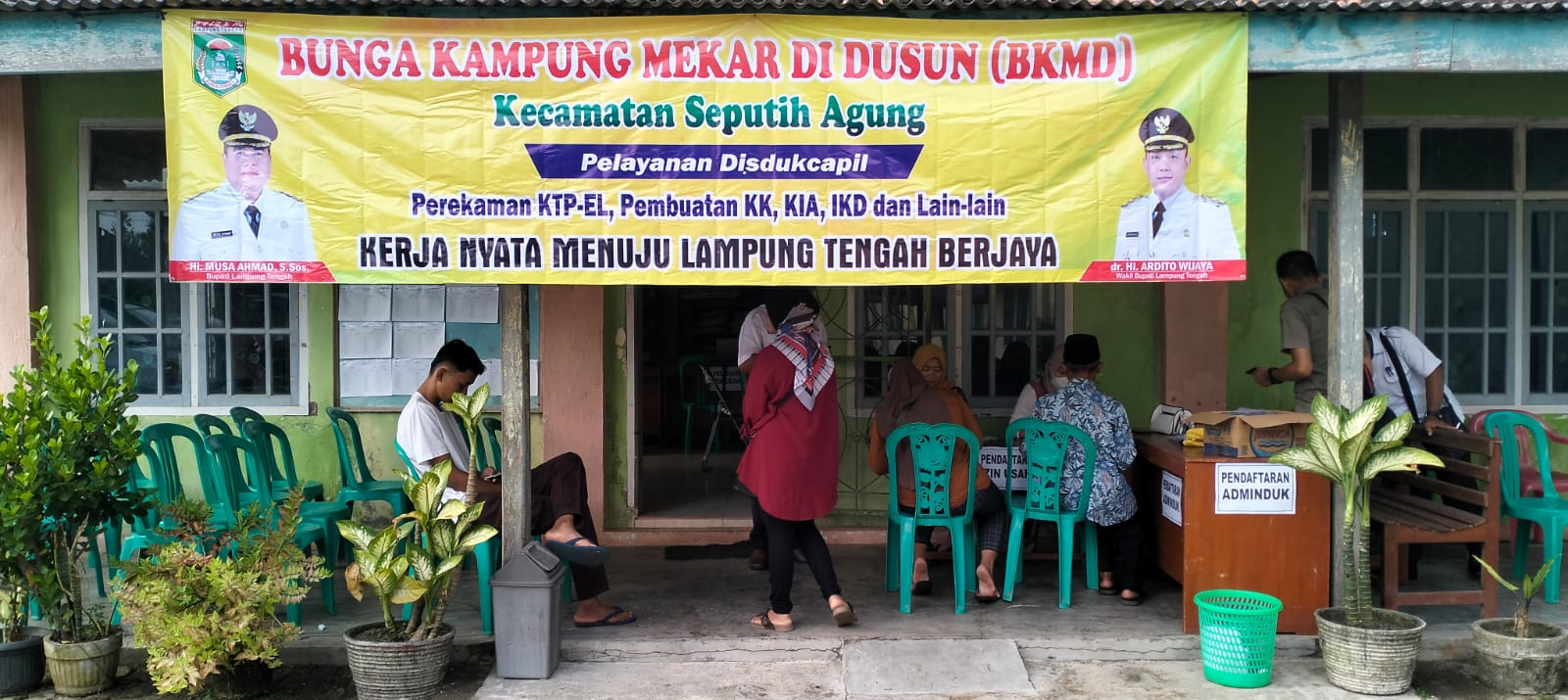 Bunga Kampung Mekar di Dusun Kampung Bumi Kencana (Kamis 11  Mei 2023)