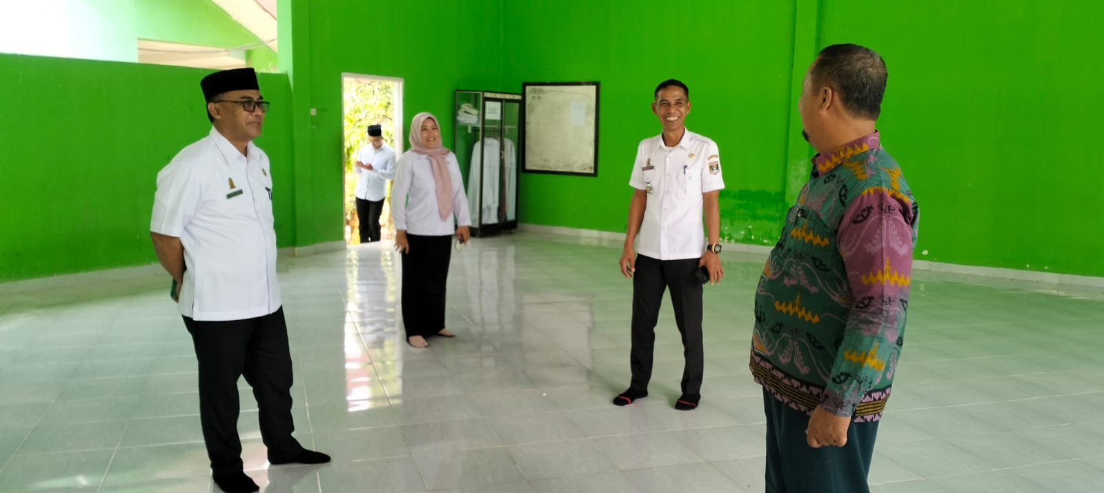 Koordinasi dan Cek Lokasi persiapan terkait Lomba UKS Tingkat Provinsi di SMP 1 N Seputih Agung (Rabu. 07 Agustus 2024)