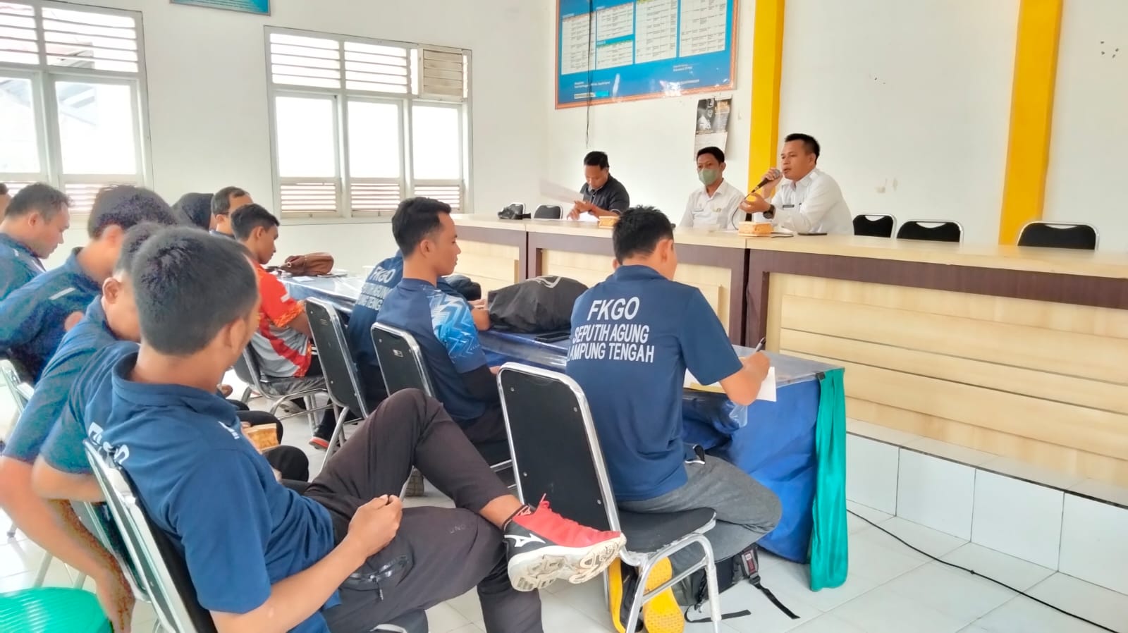 -	Rapat Pendataan lintas sektoral keolahragaan di Aula Kecamatan Seputih Agung (kamis, 02 Maret 2023)