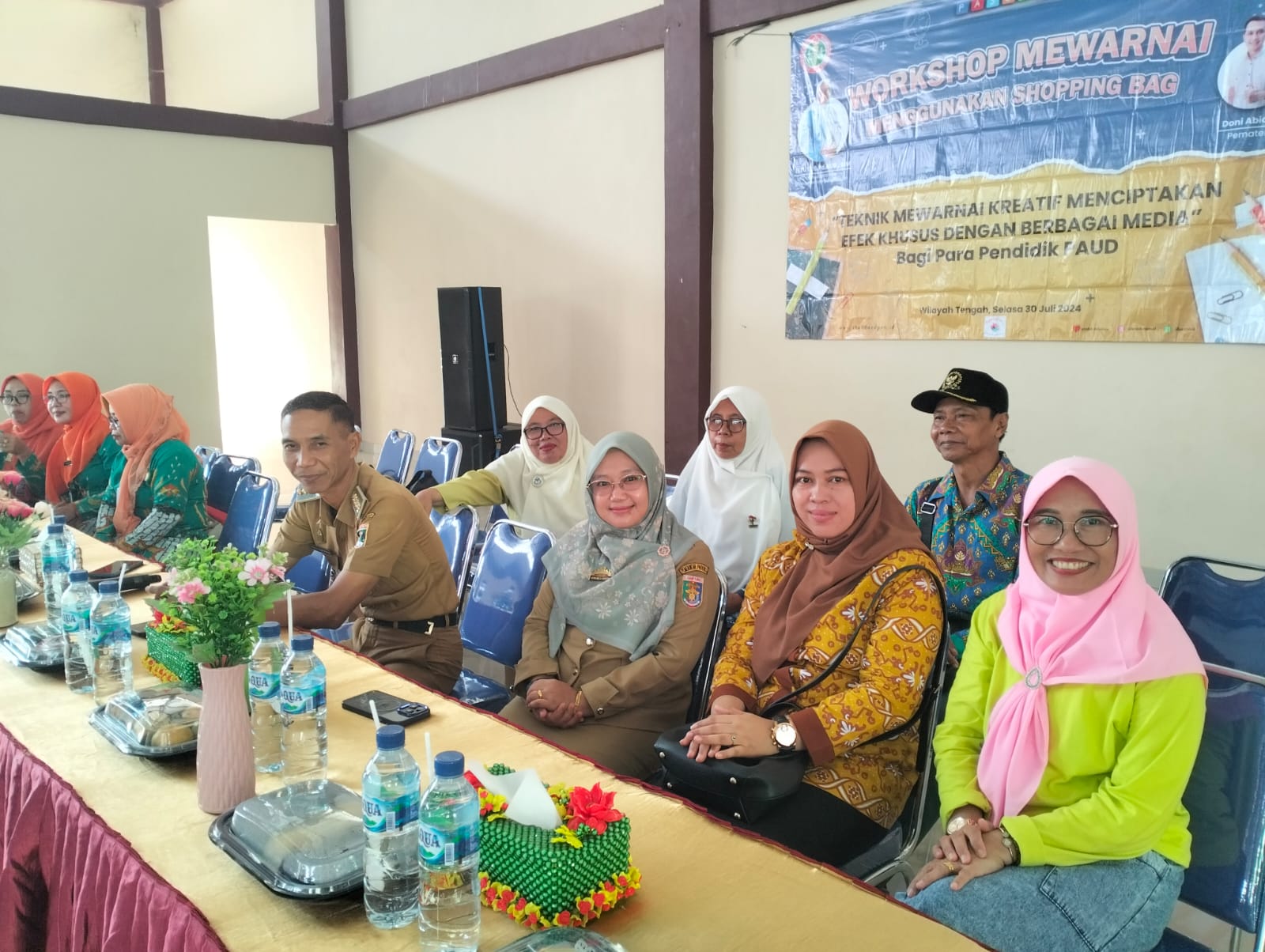 Menghadiri Undangan Workshop Mewrnai PAUD di SMAN  Seputih Agung (selasa, 30 Juli 2024)