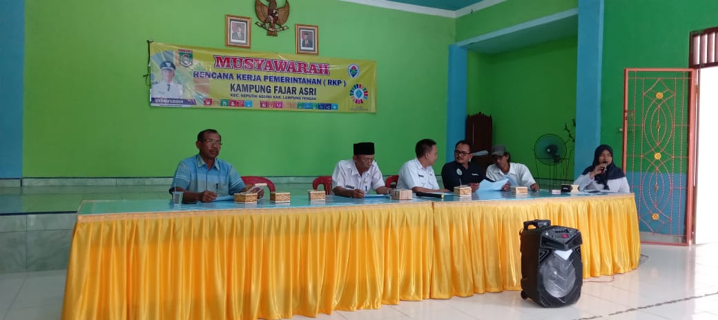 Musyawarah Rencana Kerja Pemerintahan Tahun 2023 di Balai Kampung Fajar ASri (Kamis, 01 September 2022)