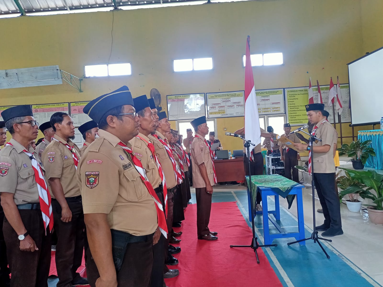 Musyawarah Ranting Ke-VIII Masa Bhakti 2022-2025 Gerakan Pramuka Kwartir Ranting Seputih Agung di Balai Kampung Bumi Kencana (Selasa, 13 September 2022)