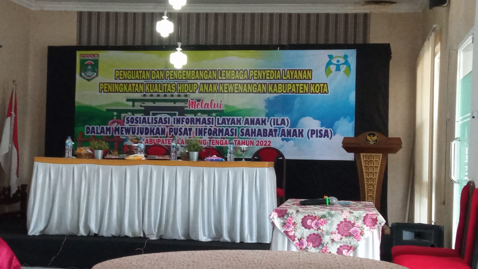 Sosialisasi Informasi Layar Anak (ILA) dalam Mewujudkan Pusat Informasi Sahabat Anak( PISA) di Gunung Sugih (Kamis, 20 Oktober 2022)