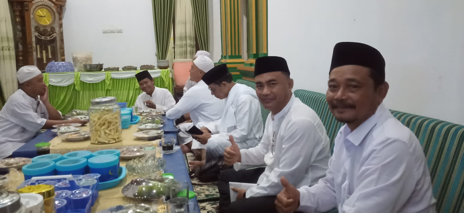 Pengajian Akbar dan manakib dikir Akbar di ponpes  Mambaul ulum di Kampung Gayaun Sakti (Senin, 22 Mei 2023)