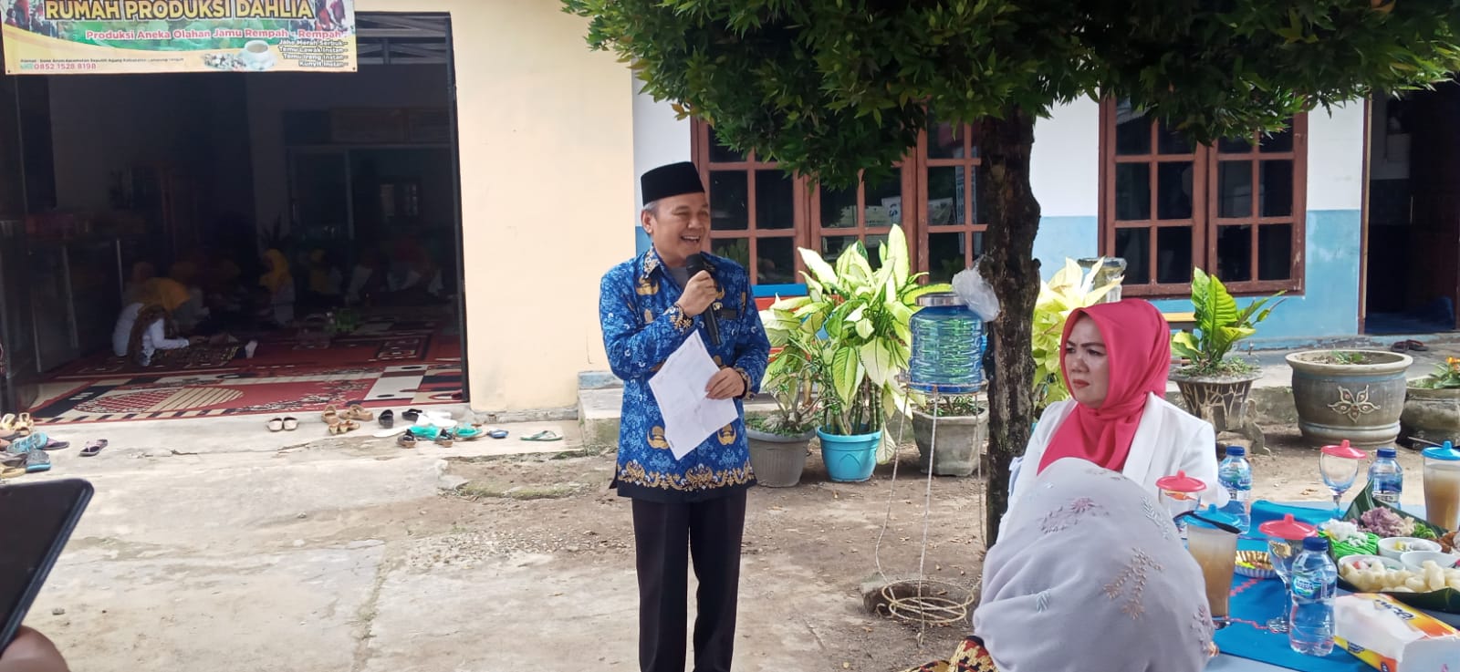 menyambut Ratu Sumbu Nusantara di KWT Dahlia Dono Arum kec Seputih Agung (Kamis, 15 Juni 2023)